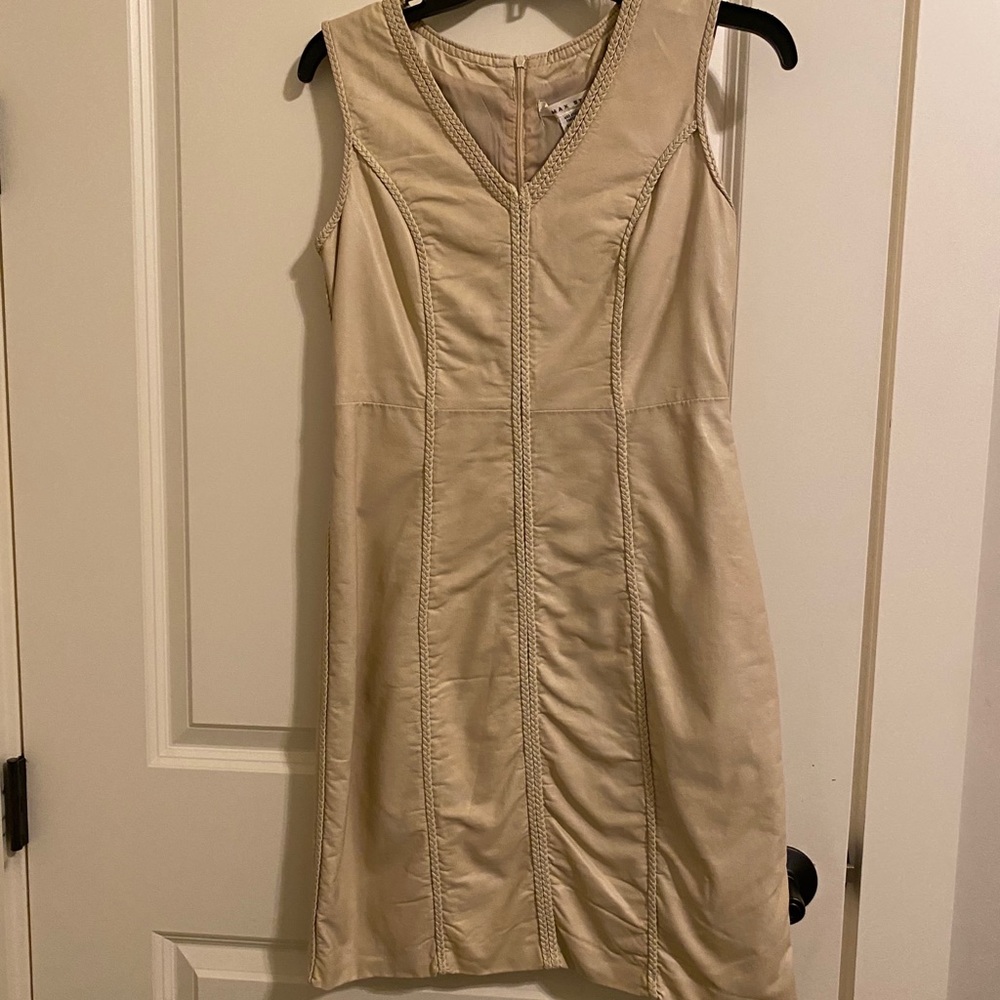 Max Studio vegan leather dress